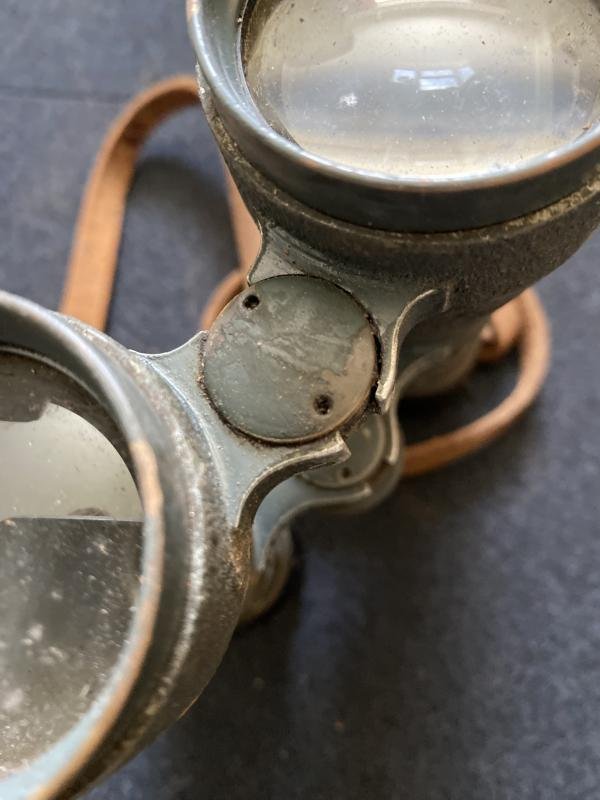WW1 1918 DATED GERMAN EMIL BUSCH A-G RATHENOW FERNGLAS 08 BINOCULARS — image 5