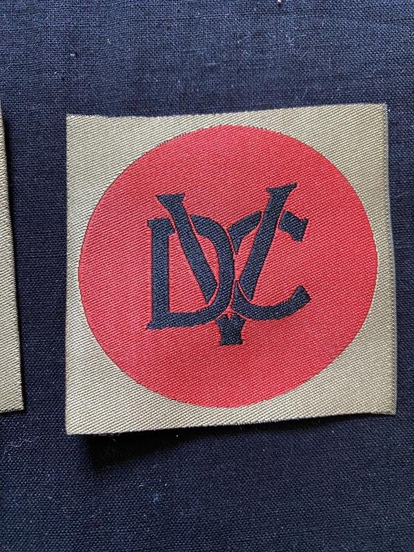 2 X REPRODUCTION WW2 VOLUNTEER DEFENCE CORPS PATCHES — image 2