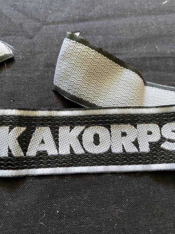 REPRODUCTION WW2 GERMAN AFRIKA KORPS CUFF TITLE — image 2
