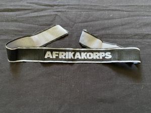 REPRODUCTION WW2 GERMAN AFRIKA KORPS CUFF TITLE