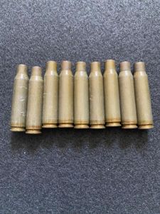 9 X .308 WINCHESTER INERT CASES