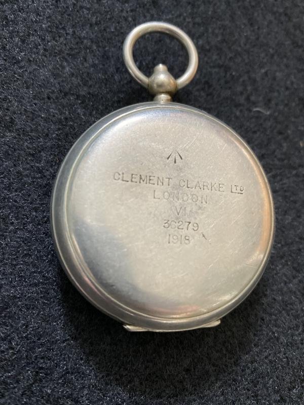 WW1 BRITISH CLEMENTS CLARK LTD OFFICER'S COMPASS — image 6