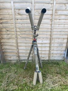 WW2 GERMAN SF.14. BUNNY EARS SCOPE ON TRIPOD