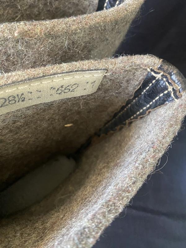 (Was £95) EAST GERMAN WINTER FELT BOOTS — image 5