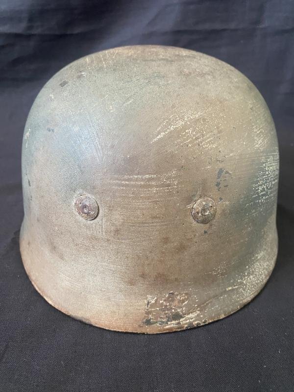 WW2 GERMAN M38 FALLSCHIRMJAGER PARATROOPER CAMO HELMET — image 4