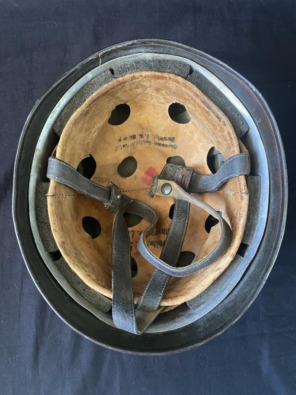 WW2 GERMAN M38 FALLSCHIRMJAGER PARATROOPER CAMO HELMET — image 6