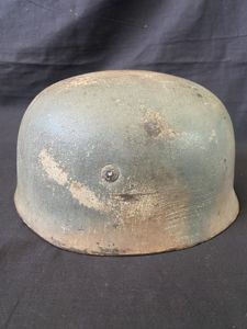 WW2 GERMAN M38 FALLSCHIRMJAGER PARATROOPER CAMO HELMET