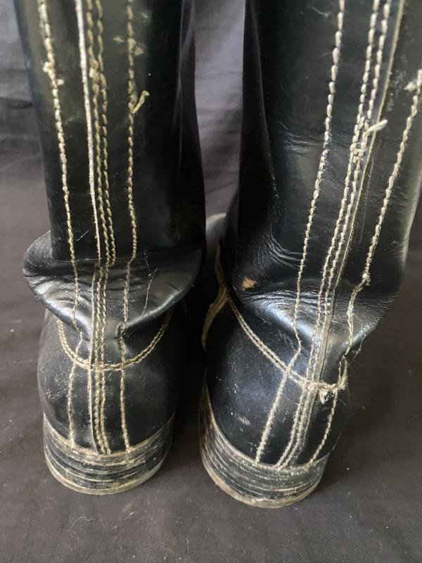 (Was £50) EAST GERMAN LEATHER BOOTS — image 6