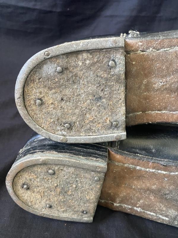 (Was £50) EAST GERMAN LEATHER BOOTS — image 8