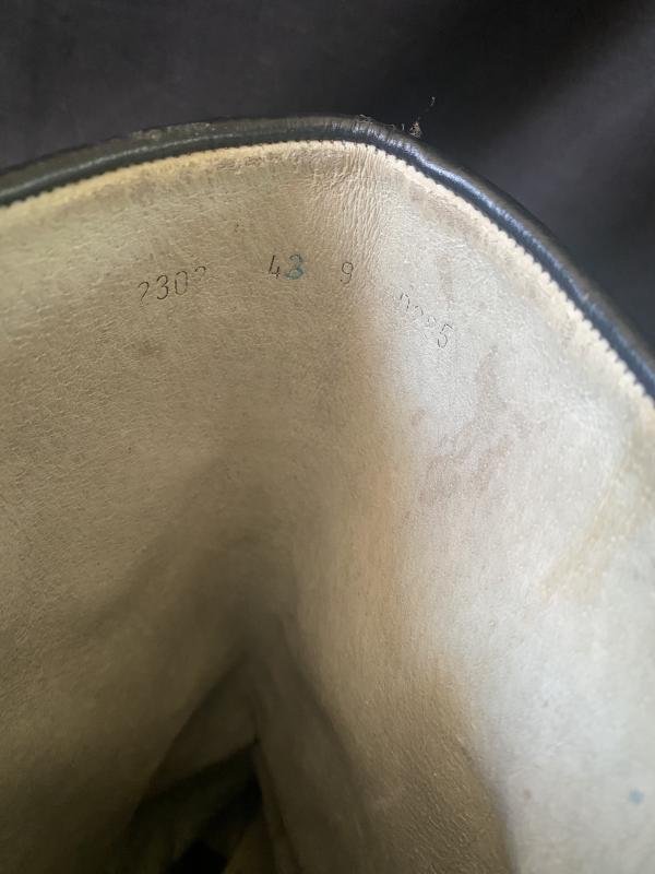 (Was £60) EAST GERMAN LEATHER BOOTS — image 5