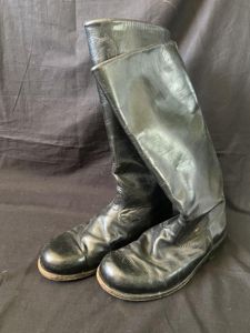 (Was £60) EAST GERMAN LEATHER BOOTS