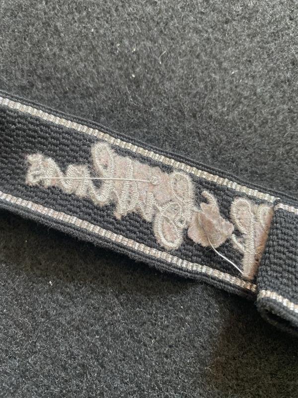 REPRODUCTION WW2 GERMAN SS ADOLF HITLER CUFF TITLE — image 3