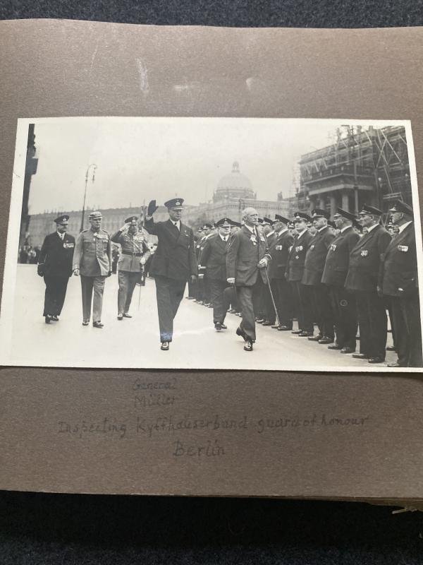 RARE WW2 BRITISH LEGION LEITER DELEGATION PHOTO ALBUM — image 5