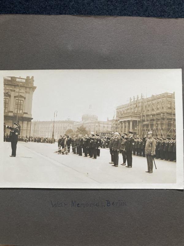 RARE WW2 BRITISH LEGION LEITER DELEGATION PHOTO ALBUM — image 7