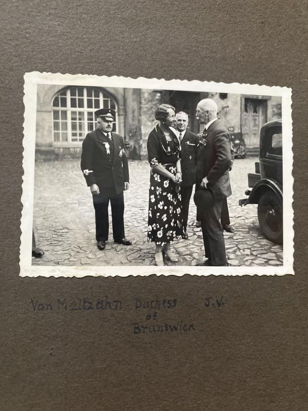 RARE WW2 BRITISH LEGION LEITER DELEGATION PHOTO ALBUM — image 9