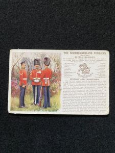 NORTHUMBERLAND FUSILIERS POSTCARD
