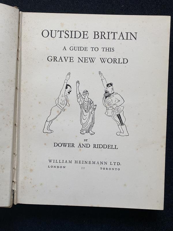 (was £8) OUTSIDE BRITAIN 'A GUIDE TO THIS GRAVE NEW WORLD' (HARD COVER) — image 3