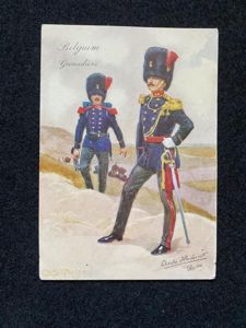 BELGUIM GRENADIERS POSTCARD