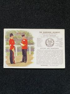 HAMPSHIRE REGIMENT POSTCARD