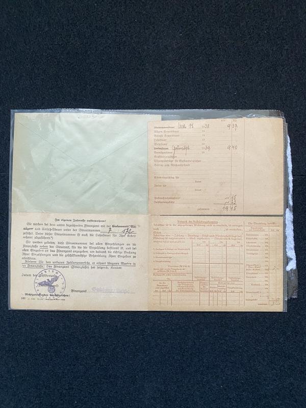 ASSORTED SET OF WW2 GERMAN CARDS AND NSDAP ENVELOPE — image 4