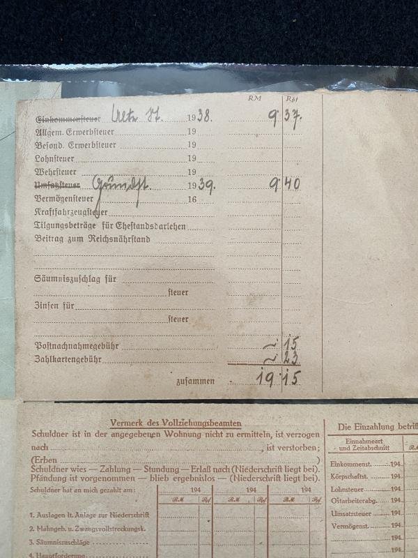 ASSORTED SET OF WW2 GERMAN CARDS AND NSDAP ENVELOPE — image 6