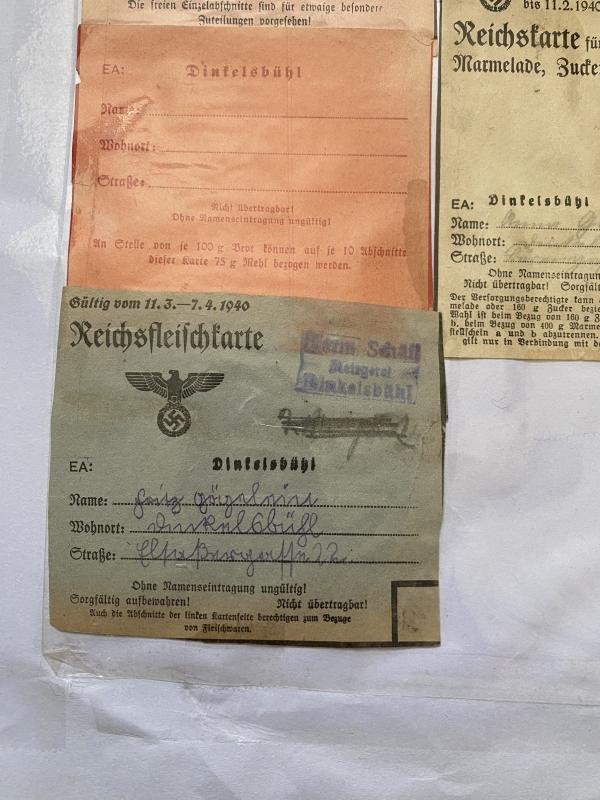 5 X WW2 GERMAN ASSORTED CARDS — image 3