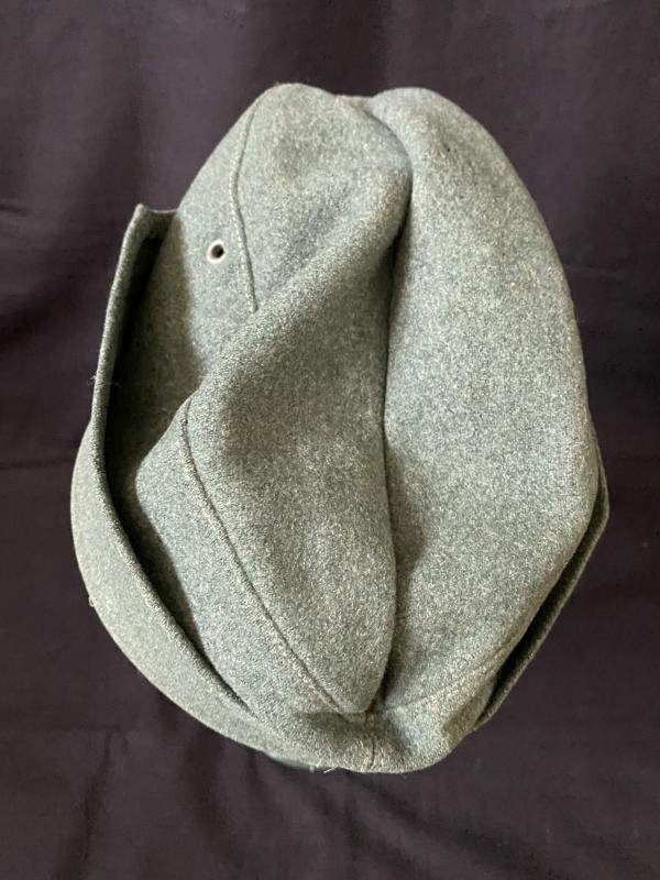 WW2 GERMAN ARMY ARTILLERY ENLISTED MAN'S OVERSEAS M38 CAP — image 4