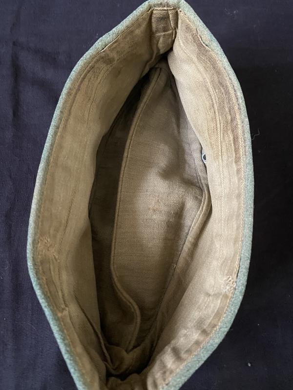 WW2 GERMAN ARMY ARTILLERY ENLISTED MAN'S OVERSEAS M38 CAP — image 7