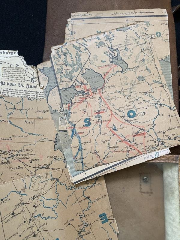 WW2 GERMAN OFFICER'S MAP CASE — image 7