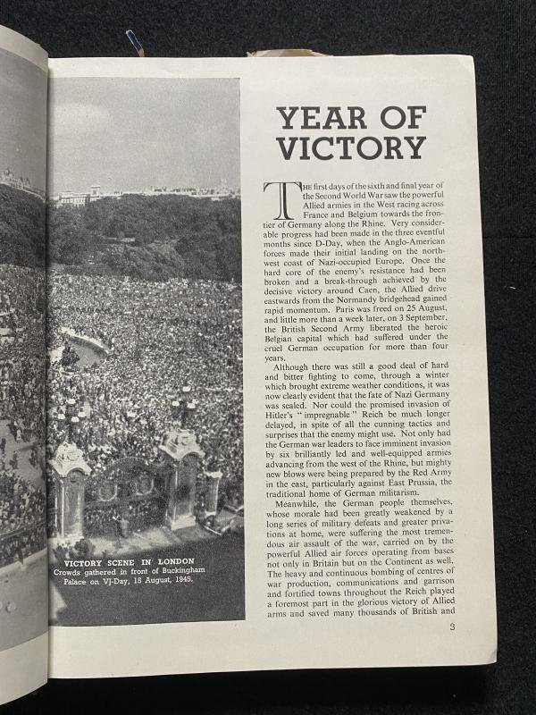 (was £5) WAR IN PICTURES SIXTH YEAR (HARD COVER) — image 2