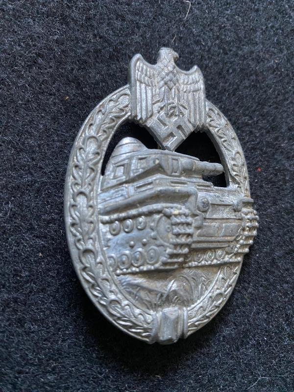 (WAS £295) WW2 GERMAN PANZER ASSAULT BADGE IN SILVER — image 2