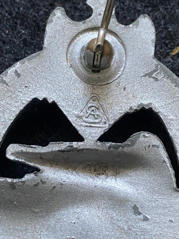 (WAS £295) WW2 GERMAN PANZER ASSAULT BADGE IN SILVER — image 4