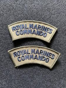 ROYAL MARINE COMMANDO SHOULDER PATCHES