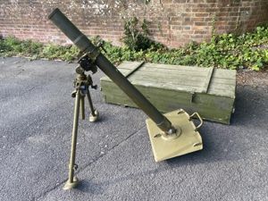 DEACTIVATED WW2 GERMAN 8CM GRW.34 GRANATWERFER MORTAR (UK DEACTIVATION)