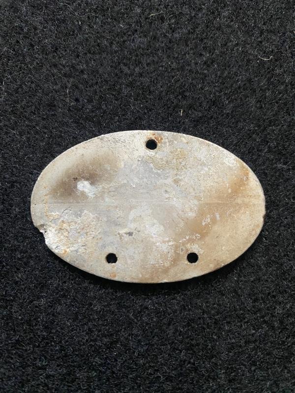WW2 GERMAN KRIEGSMARINE 6860/45K DOG TAG — image 2