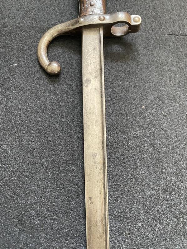 FRENCH M1874 GRAS SWORD BAYONET — image 3