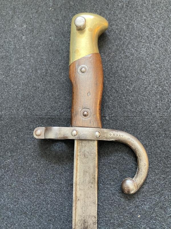 FRENCH M1874 GRAS SWORD BAYONET — image 5