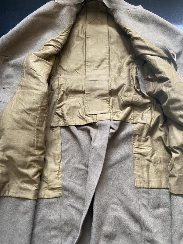 WW2 BRITISH OFFICER'S GREAT COAT (NAMED) — image 7