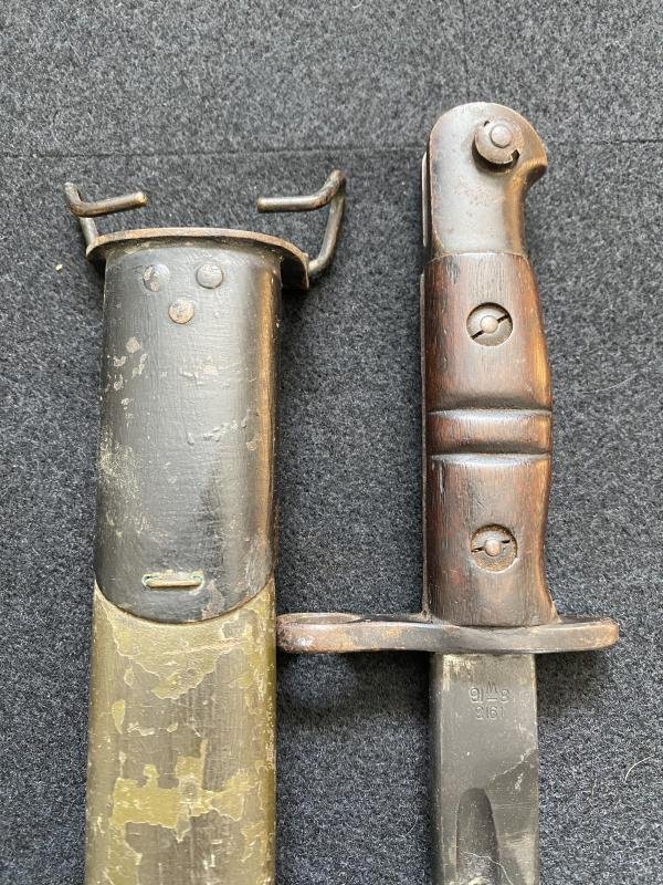WW1 BRITISH WINCHESTER M1913 BAYONET (U.S MADE) — image 2