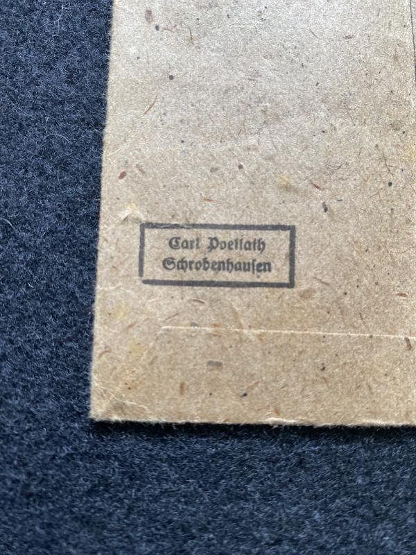 WW2 GERMAN WEST WALL MEDAL WITH ORIGINAL PACKAGE — image 4