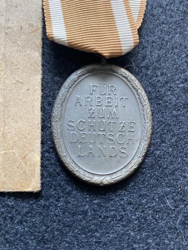 WW2 GERMAN WEST WALL MEDAL WITH ORIGINAL PACKAGE — image 5