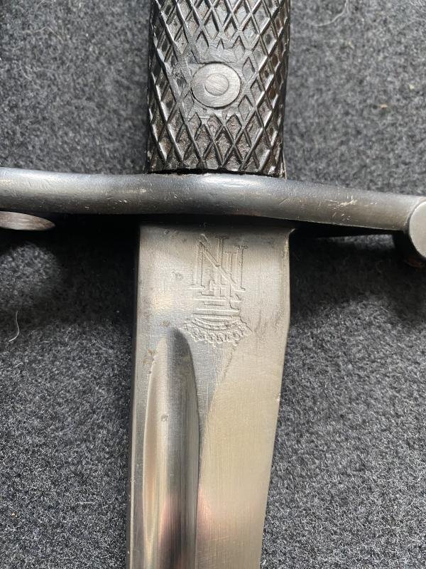 WW2 SPANISH M1941 BOLO MAUSER BAYONET — image 3