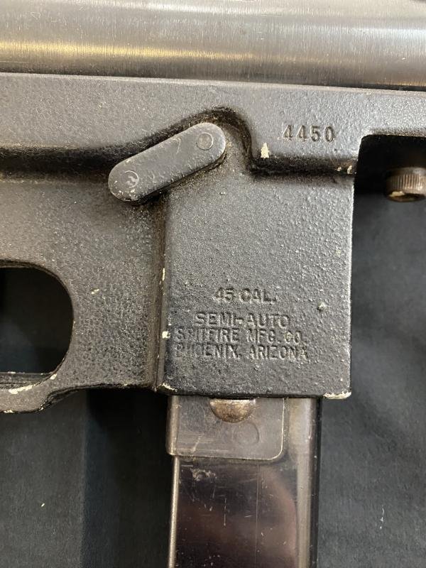 (Was £995) DEACTIVATED SPITFIRE .45CAL SMG (NEW EU DEACTIVATION) — image 3