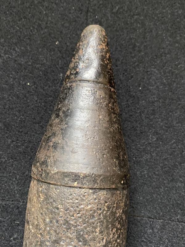 WW2 GERMAN 7.5CM PAK40 PZGR39 ROUND (INERT) (RELIC) — image 7