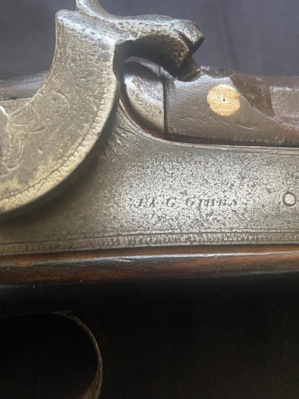 ANTIQUE J&G GIBBS PERCUSSION MUSKET — image 4