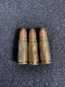3 X 7.62x25 ROUNDS (INERT)