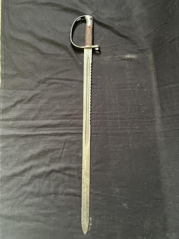 BRITISH 1879 PATTERN MARTINI HENRY SAW BACK SWORD BAYONET — image 3