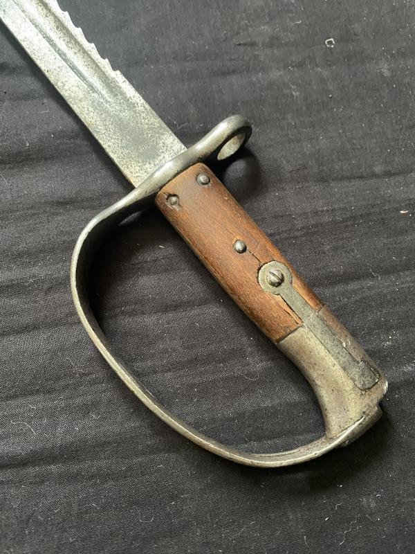 BRITISH 1879 PATTERN MARTINI HENRY SAW BACK SWORD BAYONET — image 7