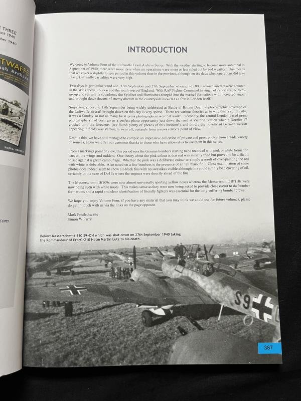 LUFTWAFFE CRASH ARCHIVE VOLUME 4 (PAPERBACK) — image 2