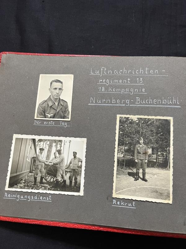 (Was £295) WW2 GERMAN LUFTWAFFE 1941-1945 PHOTO ALBUM BELONGING TO FLIEGER FRITZ BAUER — image 3